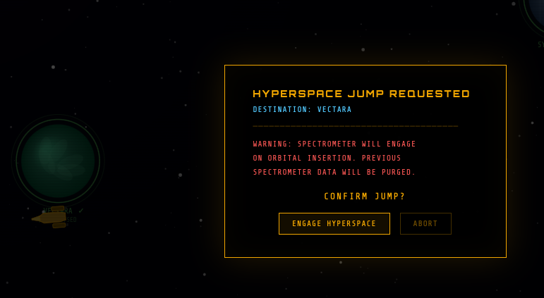 Hyperspace jump request — Vectara